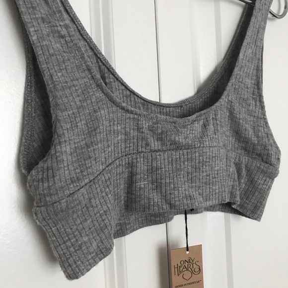 Only Hearts Feather Weight Rib Tank Bralette - Picture 7 of 11